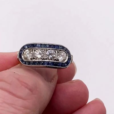 4.35ct Round Cut Handmade Ring