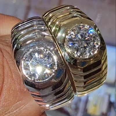 6ct Princess Cut Zircon Luxury Sterling Silver Handmade Ring