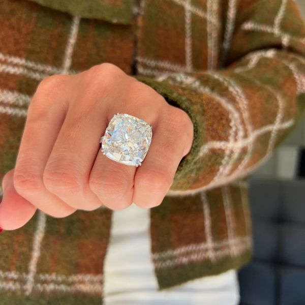 12ct Princess Cut White Zircon Luxury Handmade Sterling Silver Wedding Ring