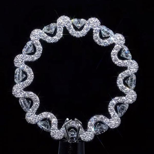 9ct Round Cut Zircon Luxury Sterling Silver Handmade Engagement Ring